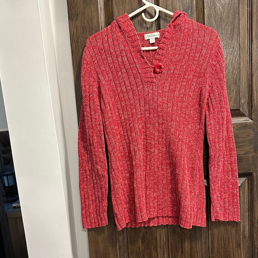 Great Northwest Clothing Company Red Knit Sweater